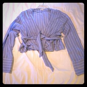 Blue Stripe Top